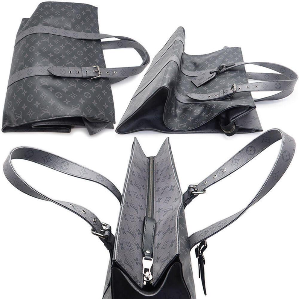 Louis Vuitton Eclipse Black Reverse Cabas Zip Lea… - image 4